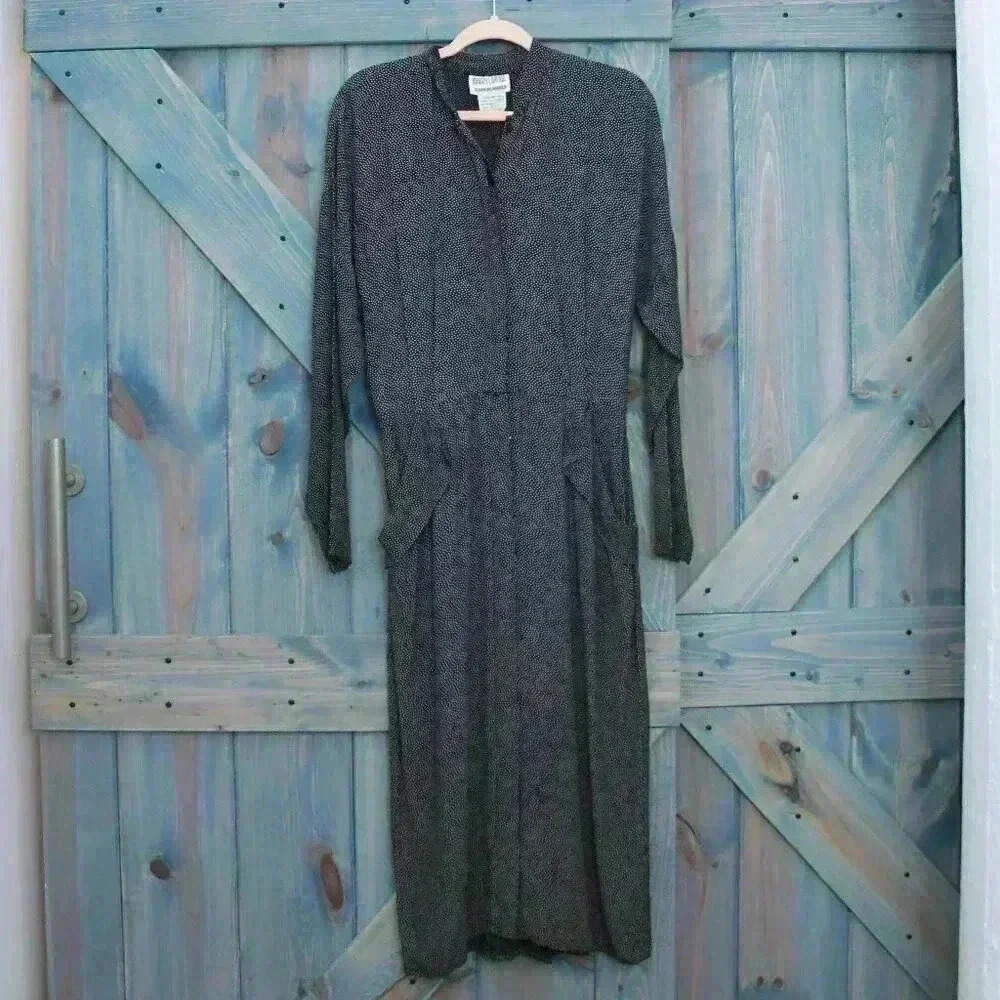 Maggy London by Jeannene Booher Black and White Cocktail Dress Size 8